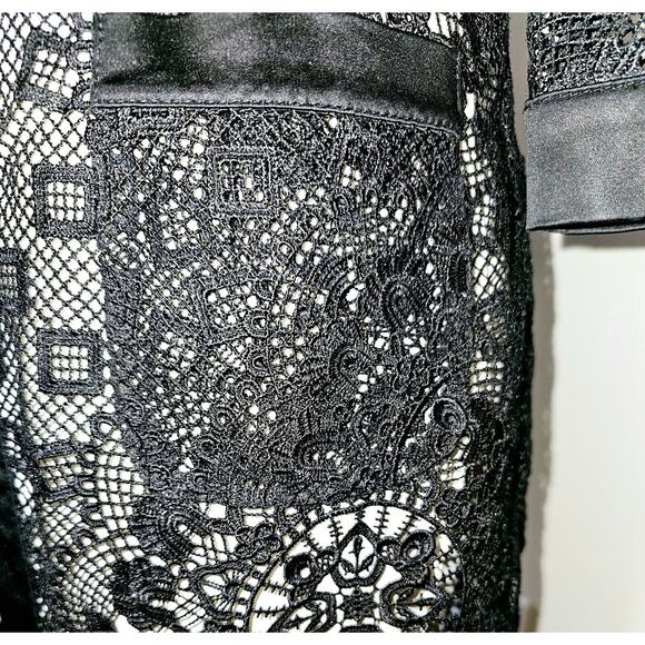 Mariano Sheer Lace Long Dress Jacket/Blazer Size 4 Rare Find! - Picture 4 of 13